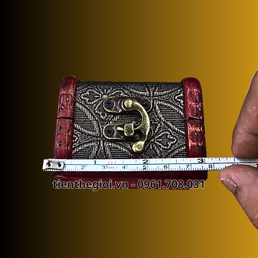 Hộp Rương Đựng Xu Mini Decor, Trang Sức Thủ Công